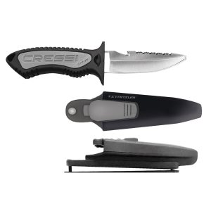 Cuchillo Cressi GRIP punta plana