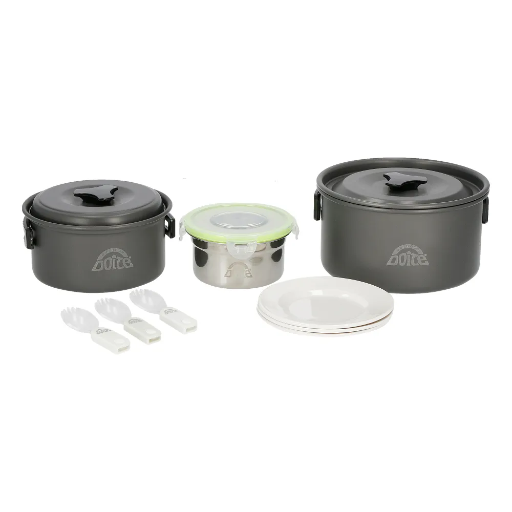 SET COCINA COOKER 3 PERSONAS GRIS DOITE - Imagen 2