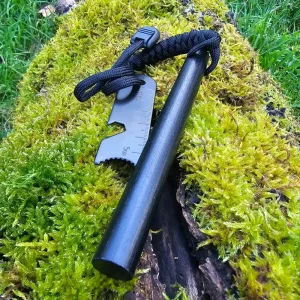 Pedernal XXL 130 mm con Cuerda Paracord.