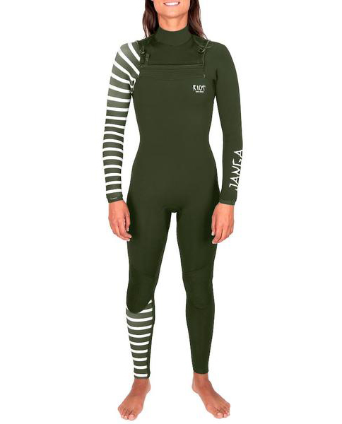 Neopreno Janga Riot Green 4/3 mm - Imagen 2