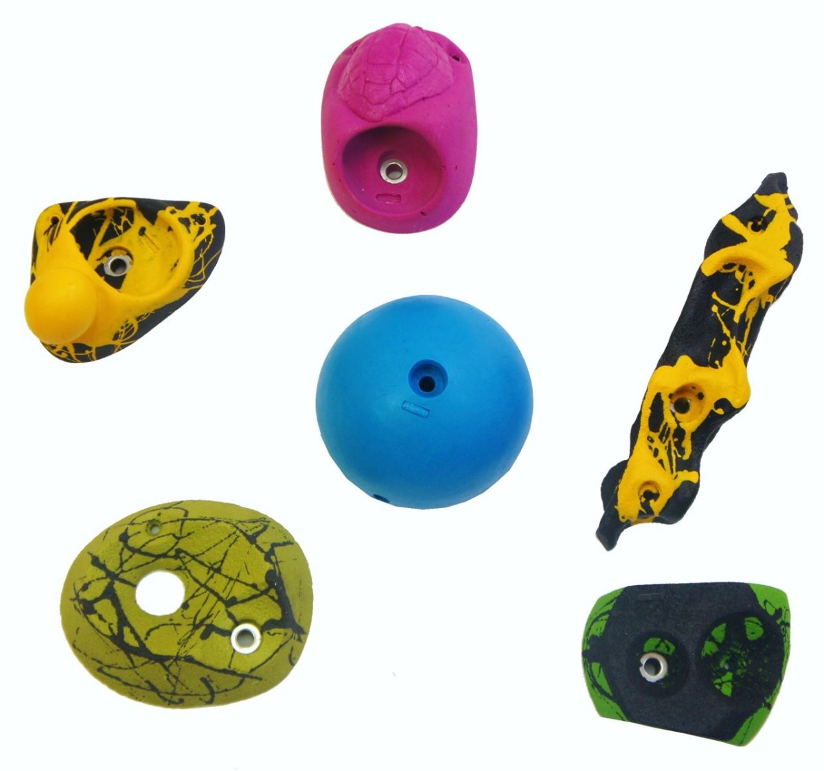 XL set 6 presas escalada Picky Holds