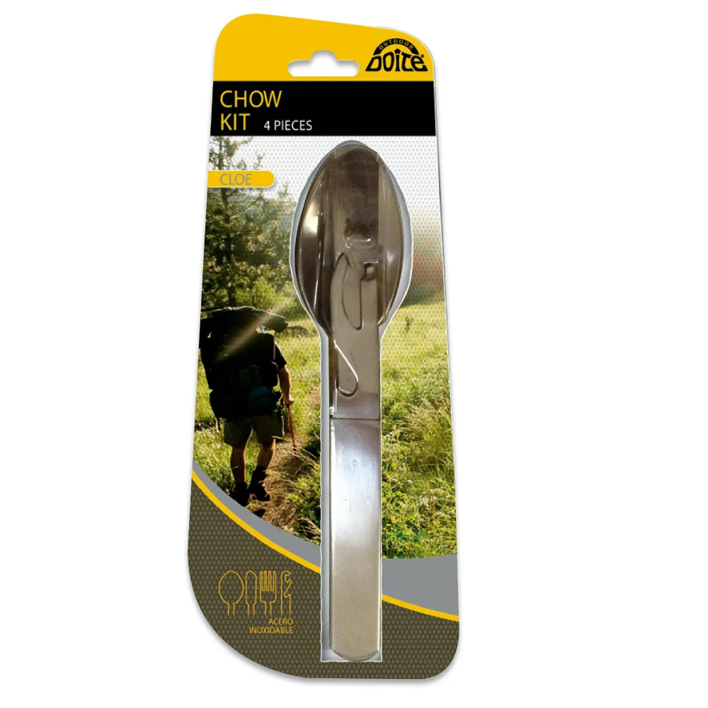 SET CUBIERTOS COMPACTO CLOE GRIS DOITE - Imagen 3