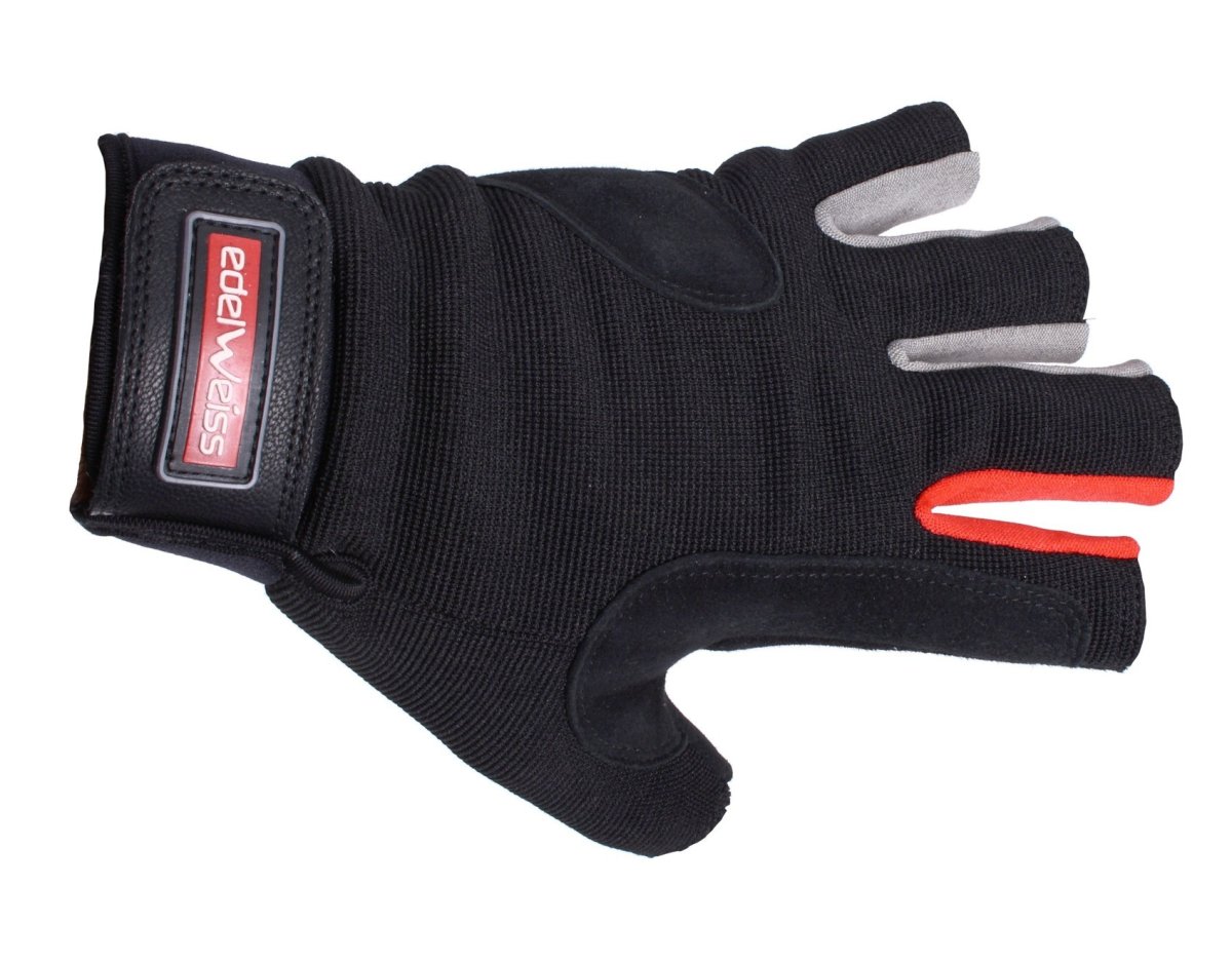 Five guantes cuero manejo cuerdas rappel belay Edelweiss