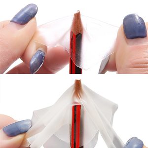 Transparente parche autoadhesivo reparación chaquetas carpas