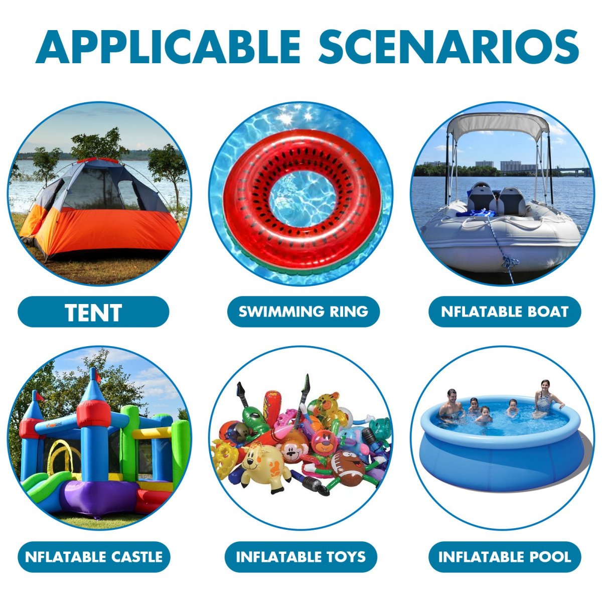 Parche Nano para reparación de botes y piscinas inflables - Imagen 4