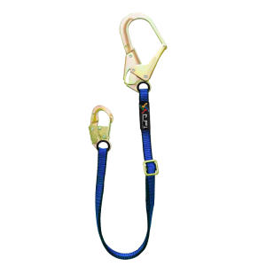50-21C Reata graduable doble gancho pequeño y grande Eslinga de restricción EPI