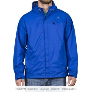 Nimbus azul impermeable chaqueta corta vientos ALPS