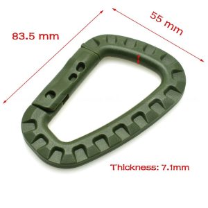 llavero plastico mosqueton