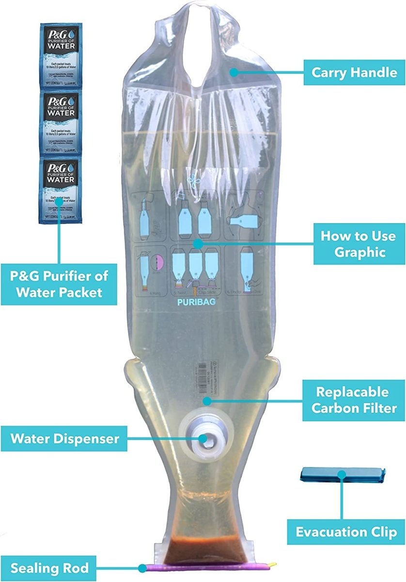 Puribag sistema purificador de agua portatil - Imagen 3