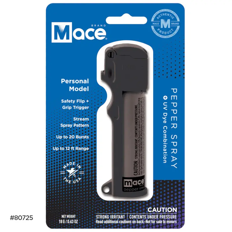 GAS PIMIENTA MACE PERSONAL SPRAY BLACK 18G - Imagen 3