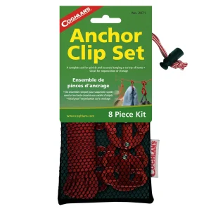 KIT DE CUERDA Y CLIP PARA COLGAR ROJO
