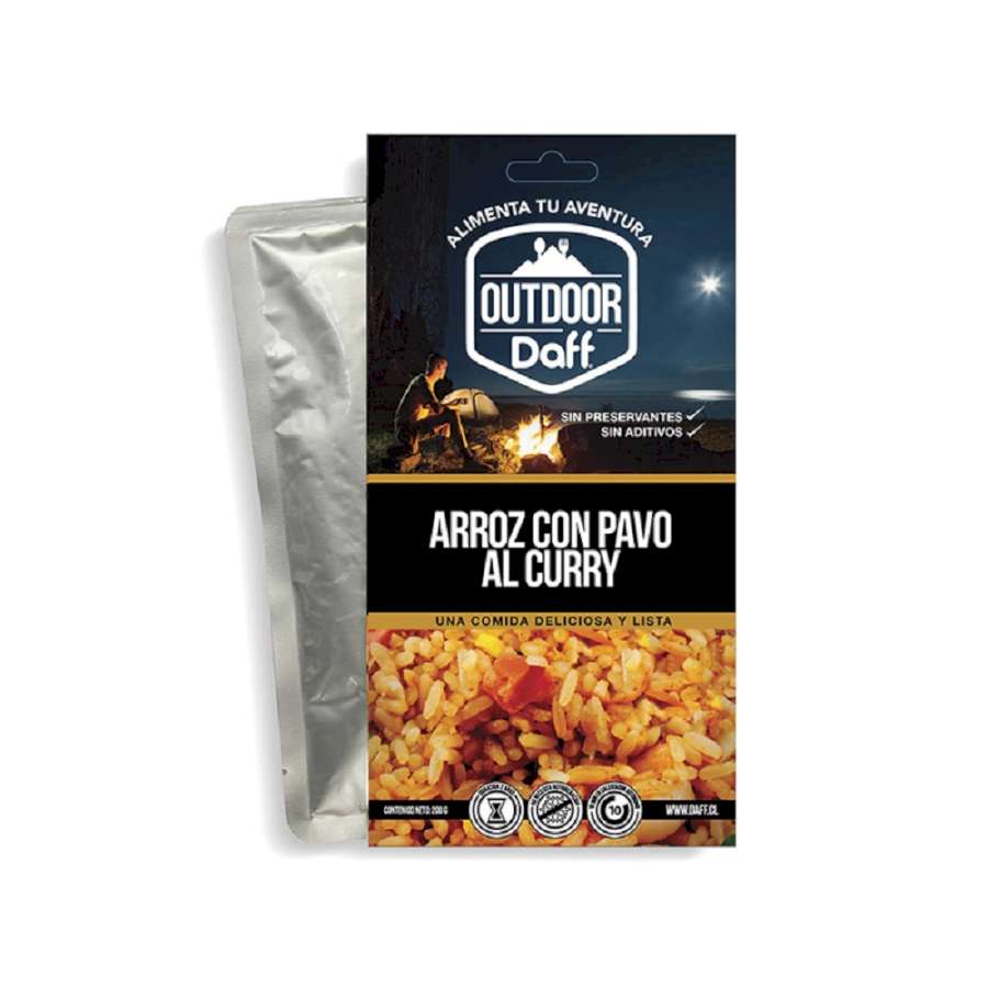 OUTDOOR DAFF ARROZ CON PAVO AL CURRY 200 GRS - Imagen 2