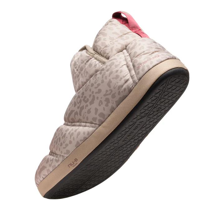 PANTUFLAS TÉRMICAS ATAKAMA NAVARINO NU-B | BEIGE ANIMAL PRINT - Imagen 3