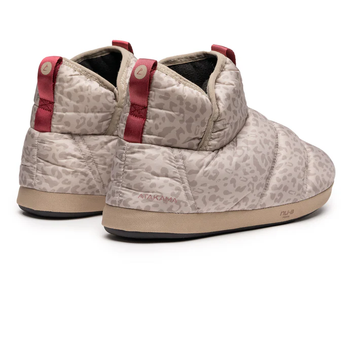 PANTUFLAS TÉRMICAS ATAKAMA NAVARINO NU-B | BEIGE ANIMAL PRINT - Imagen 5