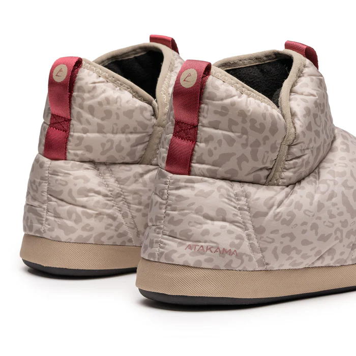 PANTUFLAS TÉRMICAS ATAKAMA NAVARINO NU-B | BEIGE ANIMAL PRINT - Imagen 6