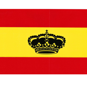 Bandera de España pegatina 15 x 22 cm