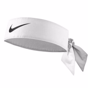 Bandana Nike Blanca Logo Negro - Imagen 2