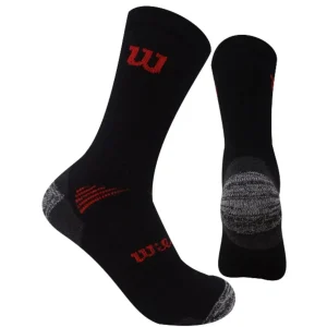 Calcetin Wilson Largo Felpa Negro X3 Talla M/L