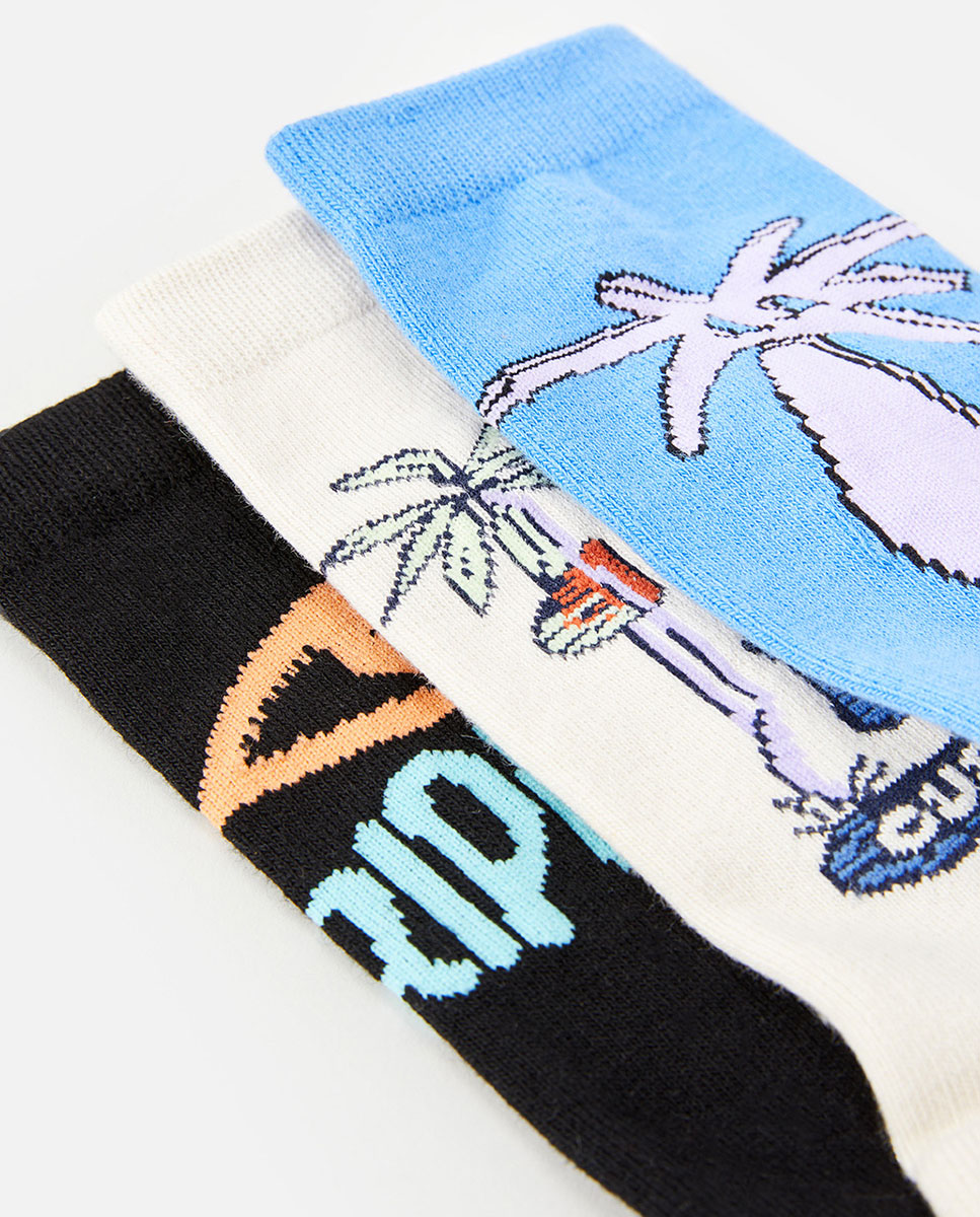 Calcetines Rip Curl Graphic Crew - Imagen 3