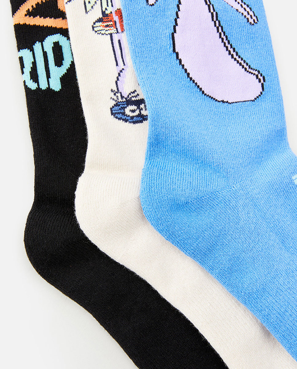Calcetines Rip Curl Graphic Crew - Imagen 4