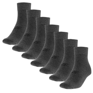 Calcetin 4F Gris X7