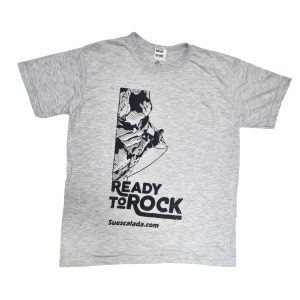Escalada ready to rock gris camiseta Once
