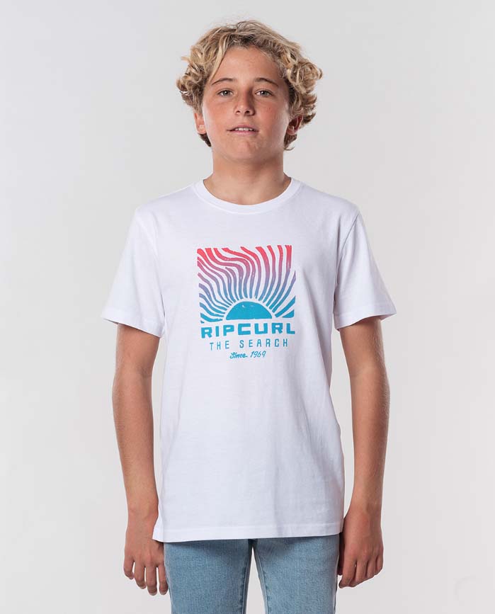 Camiseta Rip Curl Solar niño blanca - Imagen 3