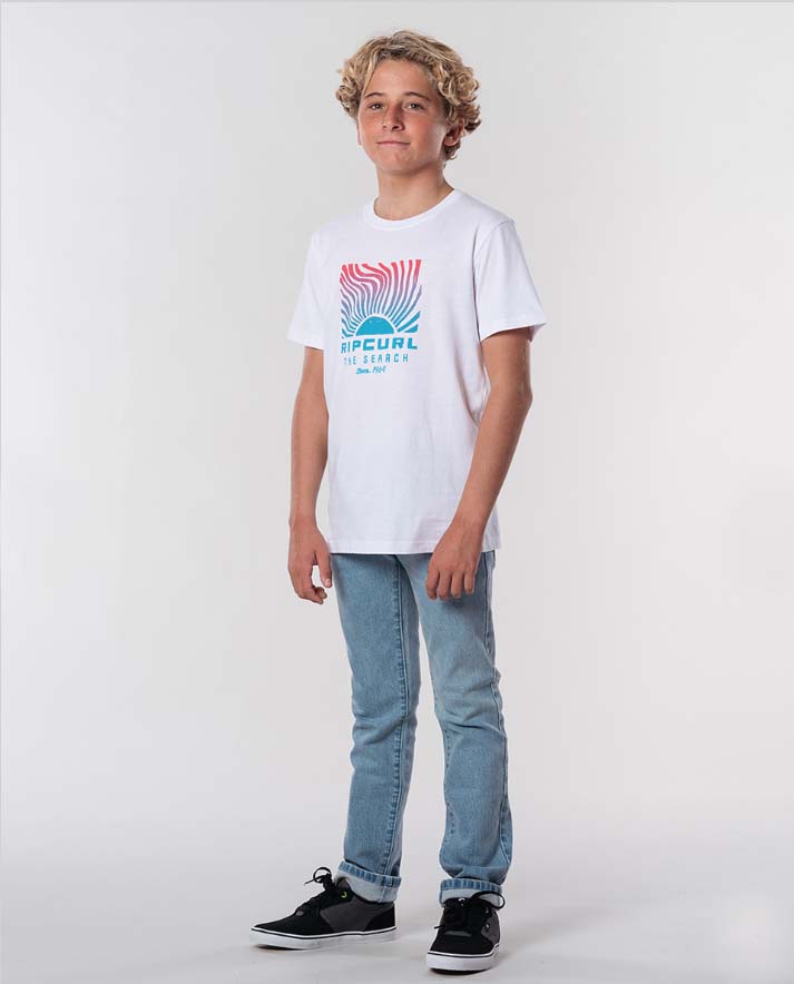Camiseta Rip Curl Solar niño blanca - Imagen 6