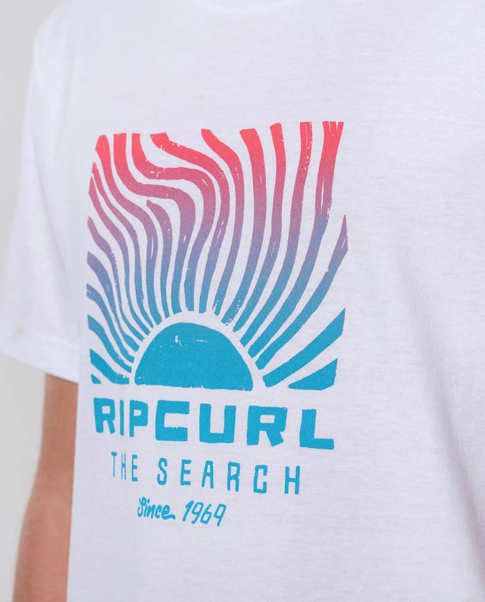 Camiseta Rip Curl Solar niño blanca - Imagen 4