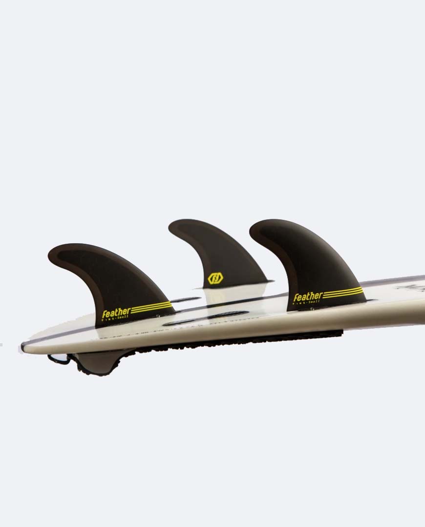 Quillas Feather fins Ultralight EPX sistema FCSII compatible negro/ amarillo L - Imagen 5