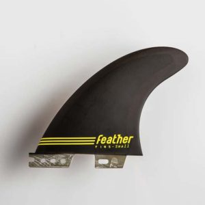 Quillas Feather fins Ultralight EPX sistema FCSII compatible negro/ amarillo L