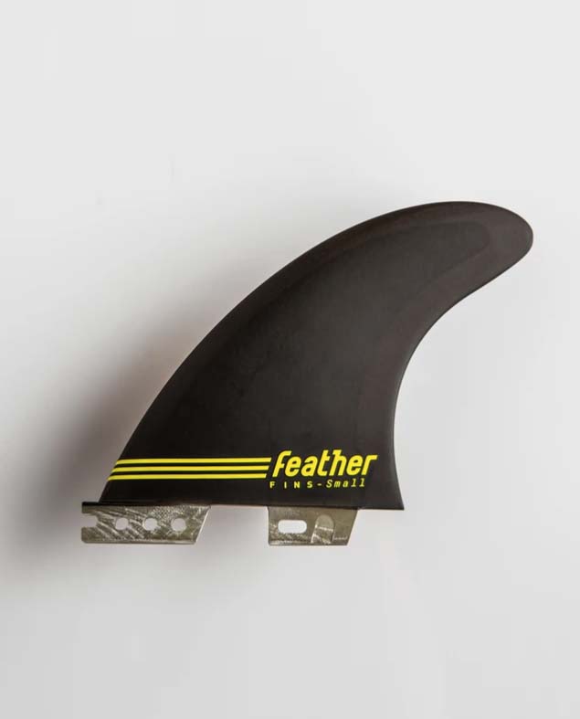 Quillas Feather fins Ultralight EPX sistema FCSII compatible negro/ amarillo L