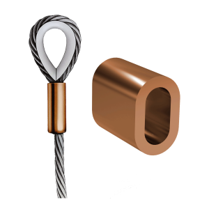 Casquillo cobre para prensar