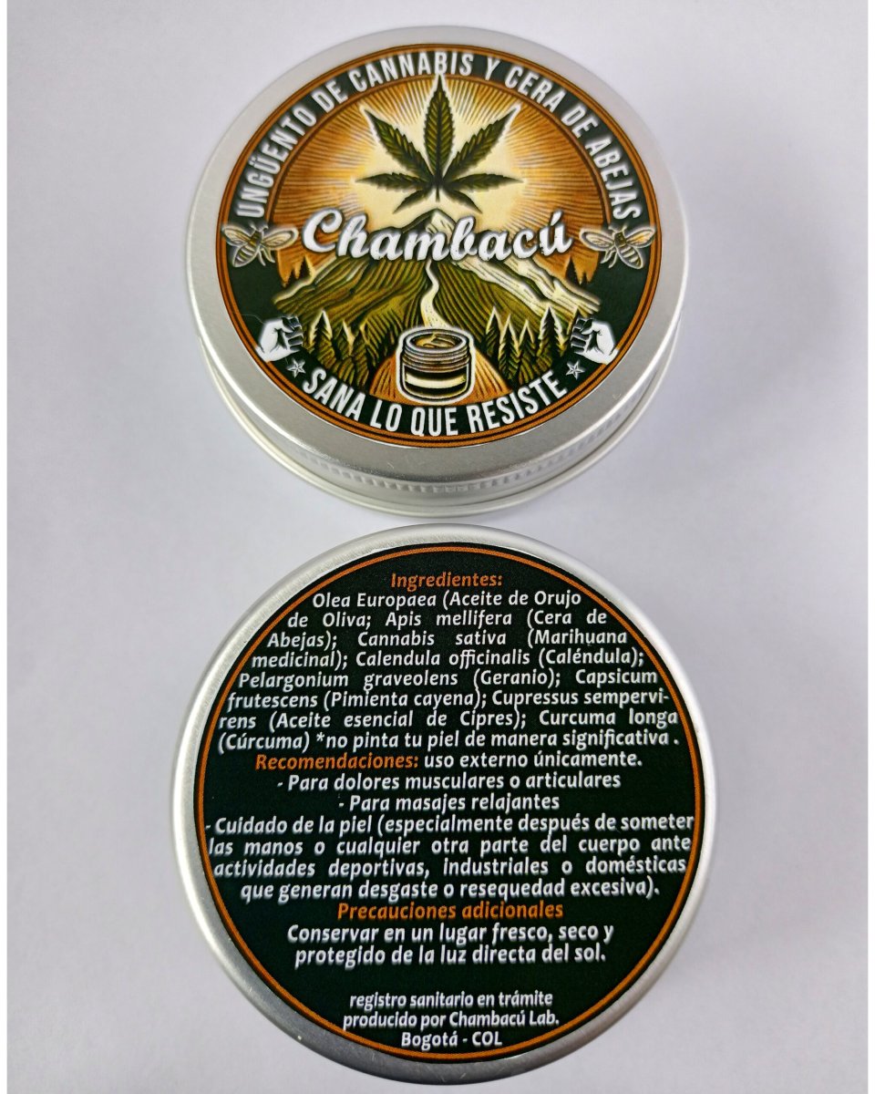 Ungüento de Cannabis y Cera de abejas Chambacú - Imagen 4