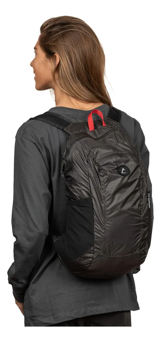 MOCHILA COMPACTABLE ATAKAMA POCHOCO 16 LT GRIS GRAFITO - Imagen 7
