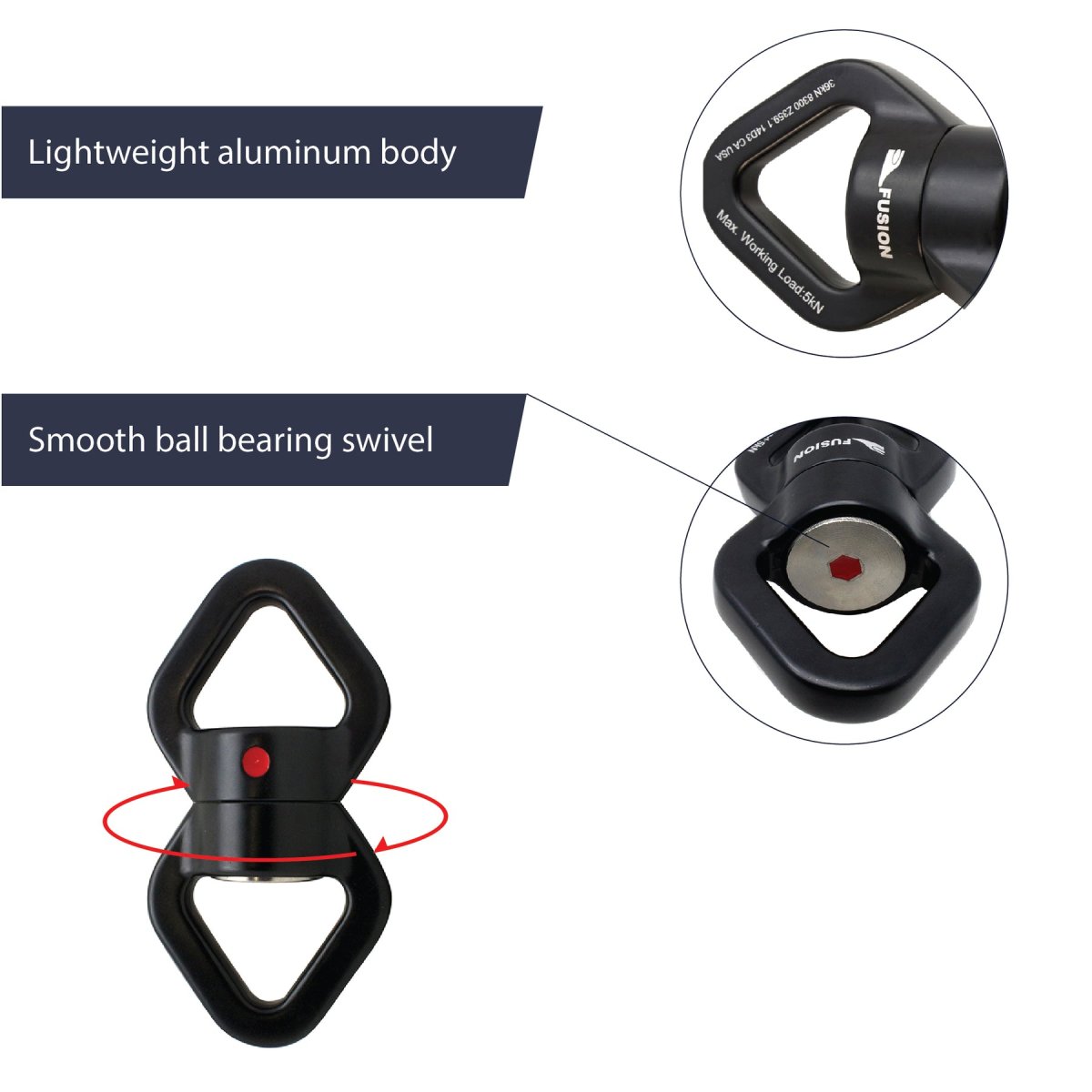 Delta swivel girador rotor Fusion - Imagen 4
