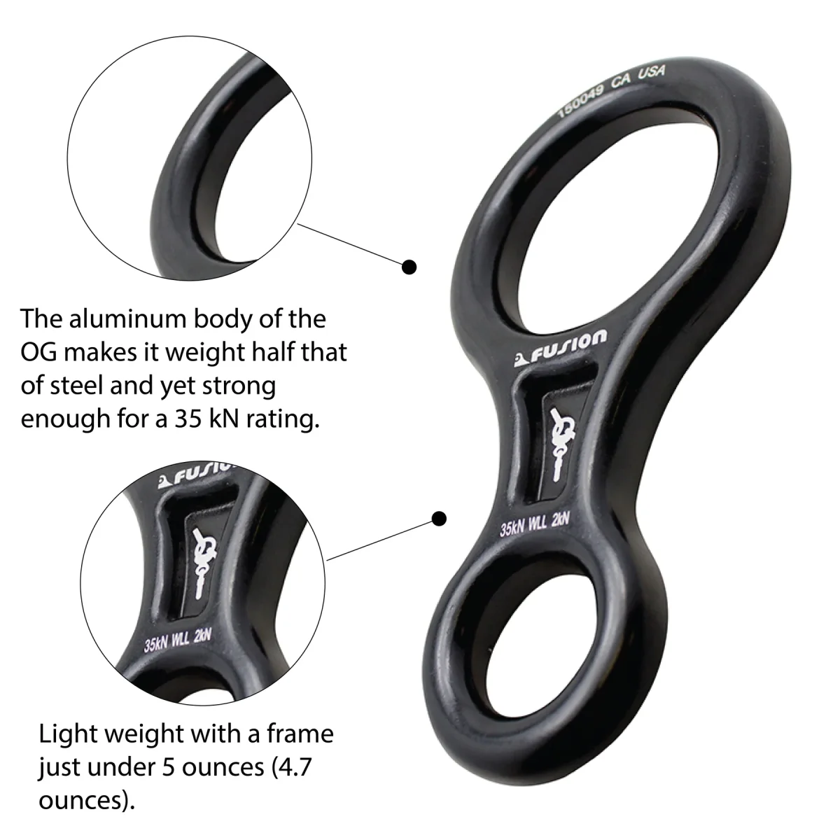 Deportivo Ocho descendedor negro Fusion - Imagen 5