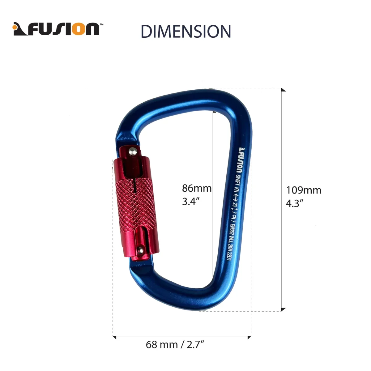 Swift HMS 2P azul mosqueton Fusion - Imagen 4