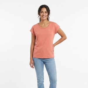 POLERA KANNU M/C ESTAMPADA LOGO ROSA