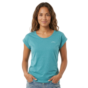 POLERA KANNU M/C ESTAMPADA LOGO TURQUESA TALLA S