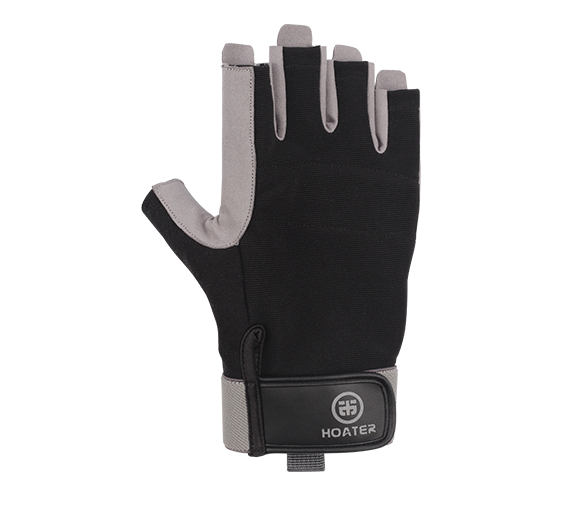 HT-1870 cuerdas manejo medio dedo guantes HOATER - Imagen 2