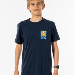 Camiseta Rip Curl Hazed Tee-Bo Niño.