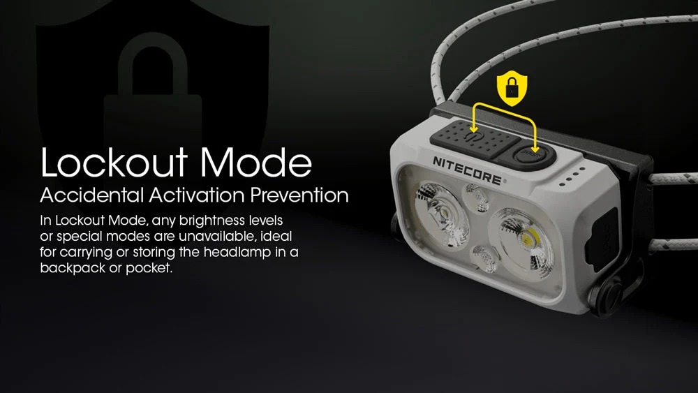 NU21 360 Lumen recargable ultra-ligera linterna frontal Nitecore - Imagen 8