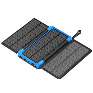 PLEGABLE SOLAR PANEL BANCO DE PODER CARGA INALAMBRICA