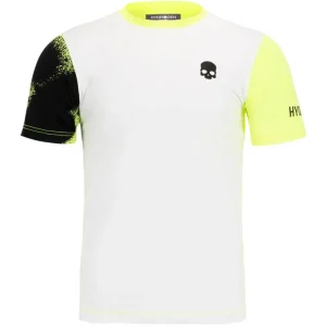Polera Hydrogen Técnica Bicolor Spray Amarilla Hombre