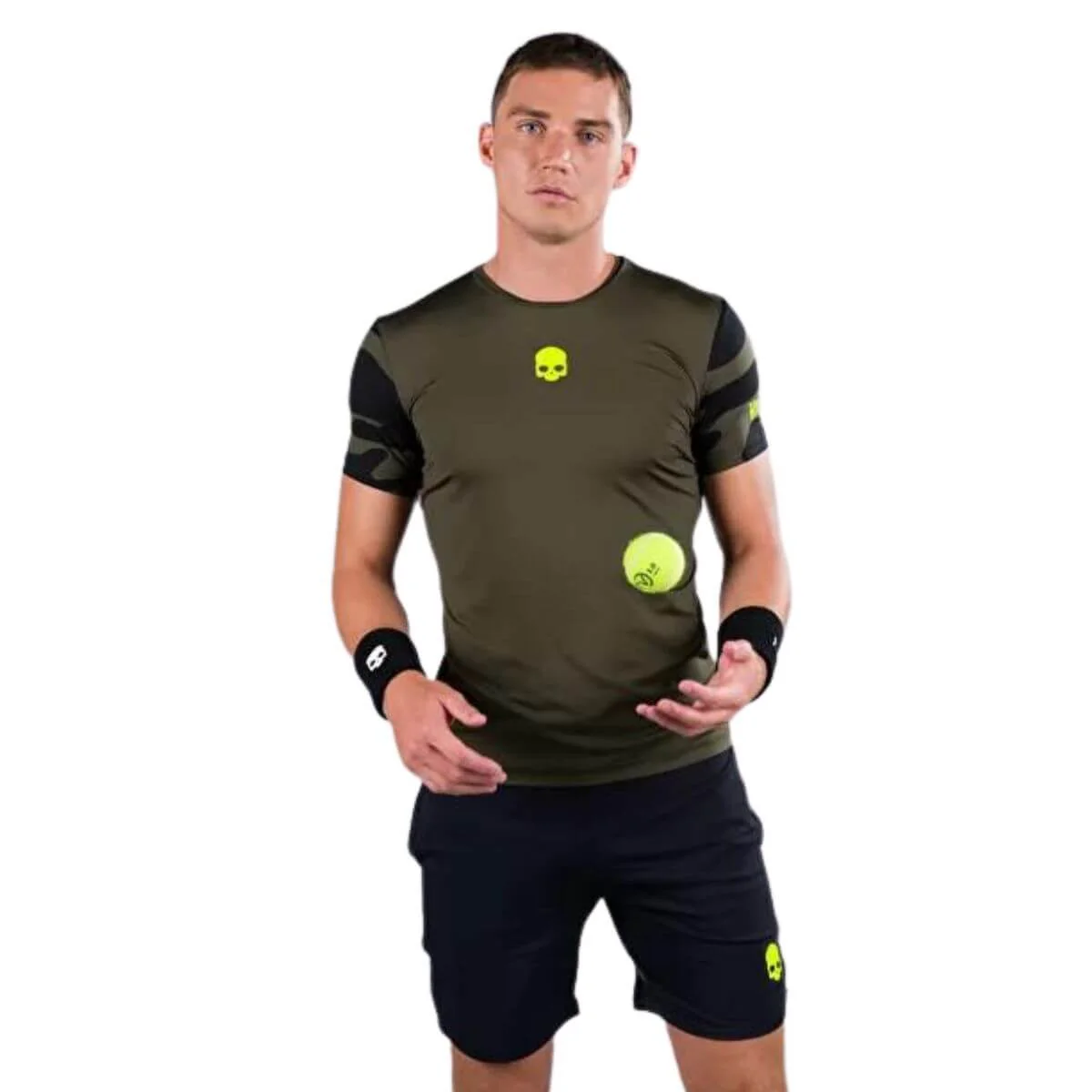Polera Hydrogen Camuflaje Técnica Verde Musgo Hombre - Imagen 3