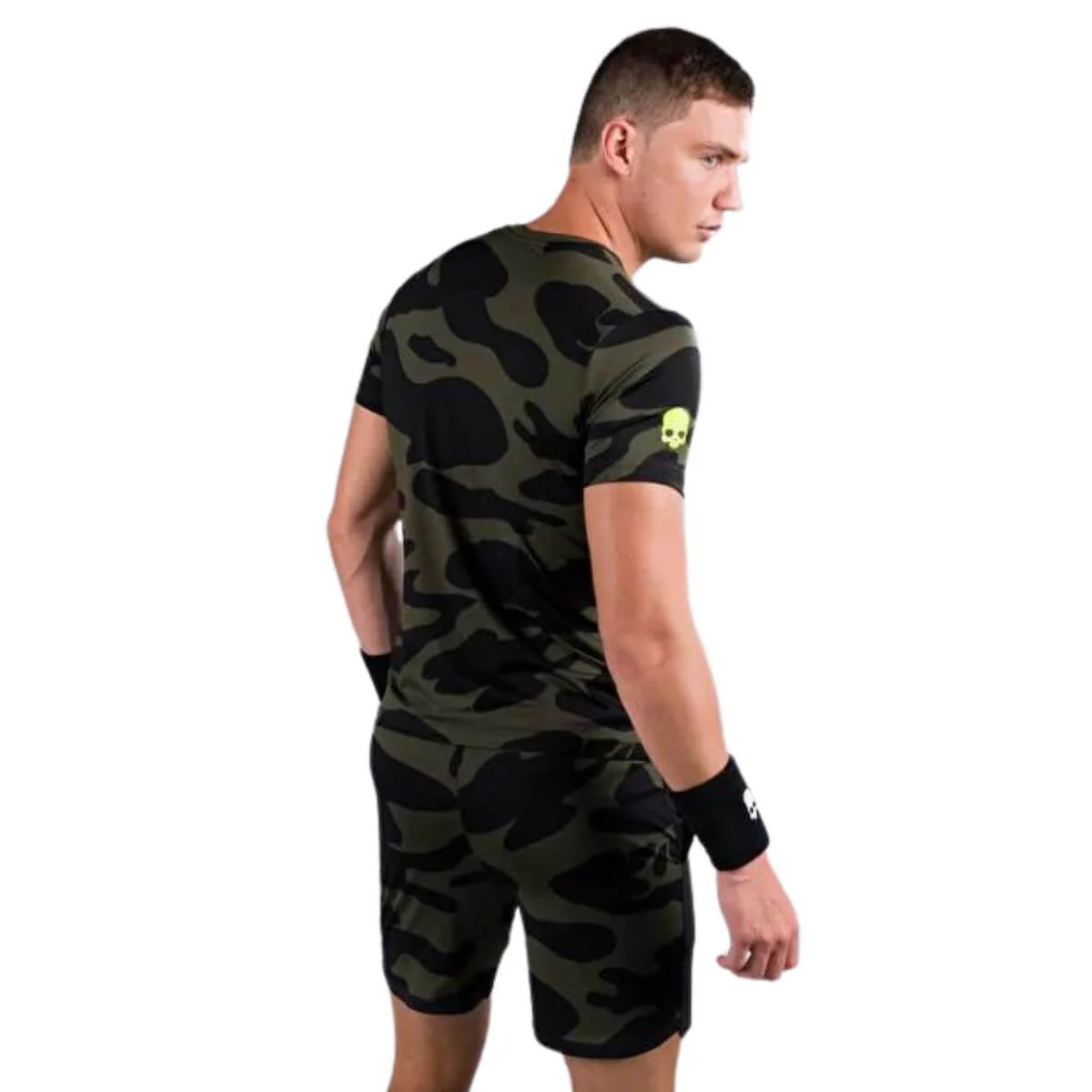 Polera Hydrogen Camuflaje Técnica Verde Musgo Hombre - Imagen 4
