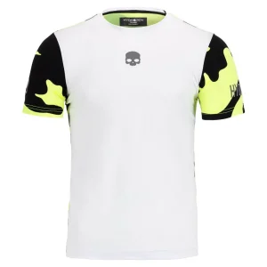 Polera Hydrogen Camuflaje Técnico Blanca Amarillo Fluor Hombre