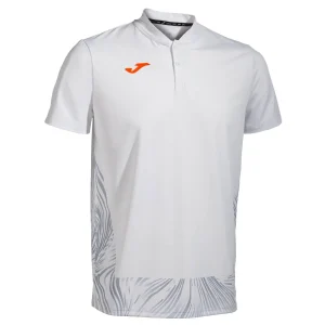 Polera Joma Polo Challenge Manga Corta Blanco