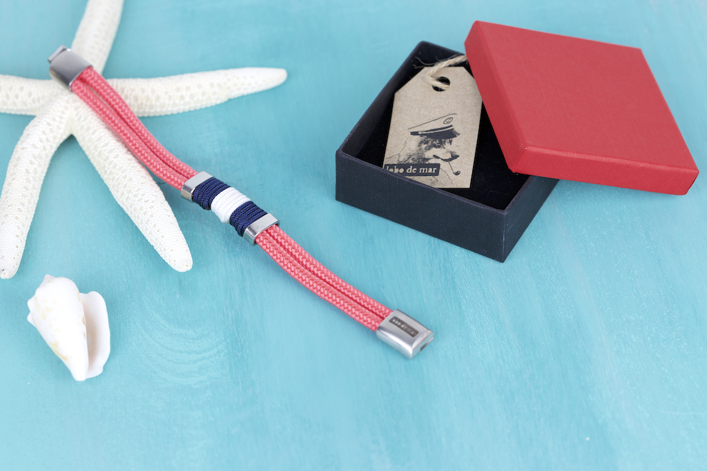 Pulsera marinera rosa - Imagen 4